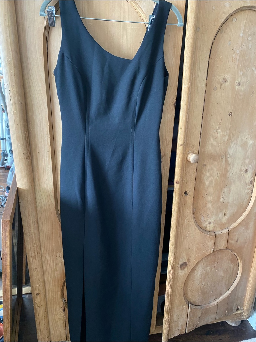 Tempo Paris Black Sleeveless Maxi Dress
